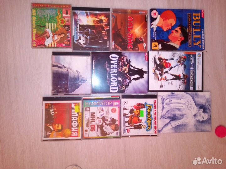 Компьютерные игры и DVD фильмы