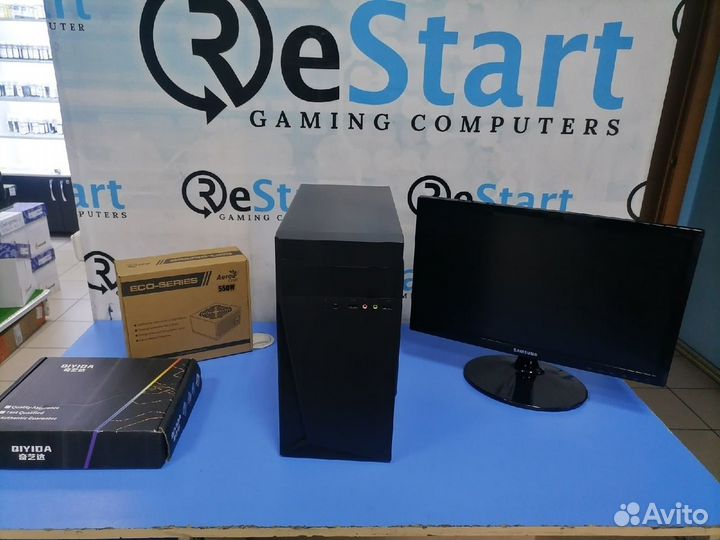 Пк для игр и работы(8ядер/16DDR4/RX570 8gb/SSD480)