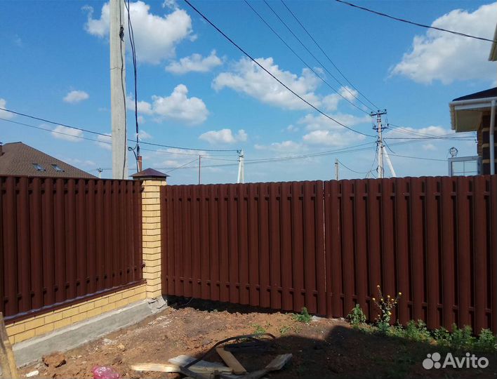 Заборы,ворота, калитки с навесами