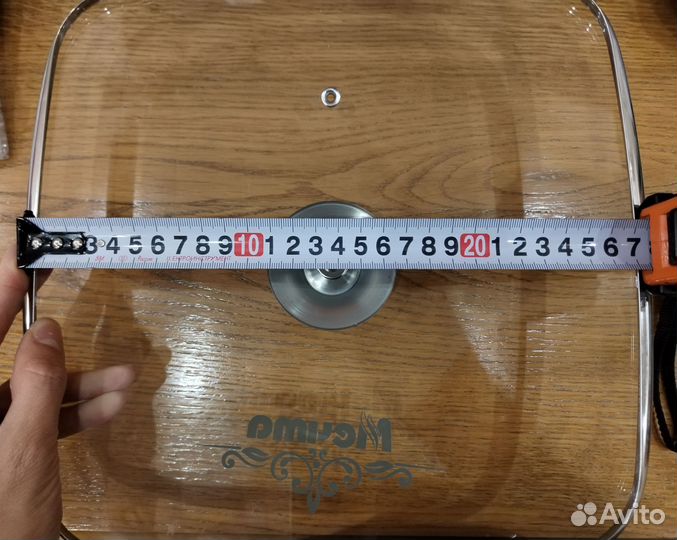 Квадратная крышка для сковороды гриль