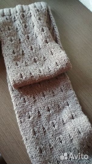 Набор шапка и шарф зимний, демисезоный