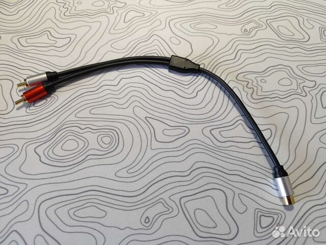 OFC Y-переходник аудио RCA 2папа/1мама