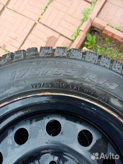 Pirelli ice zero 175 65 r14 в сборе на ваз