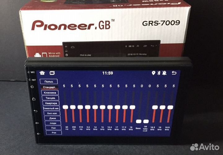 Магнитола 2 din pioneer android