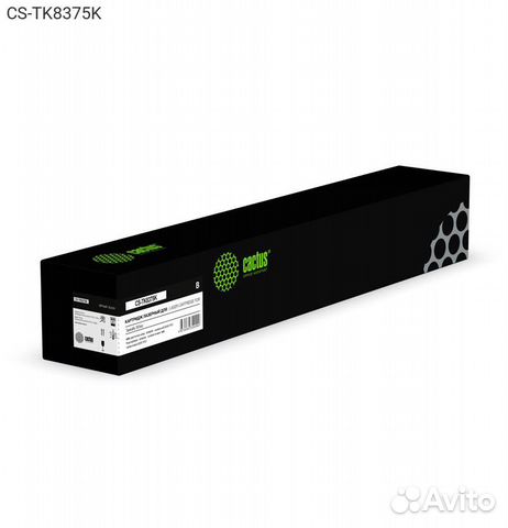 Тонер-картридж cactus TK-8375 Лазерный Черный 3000