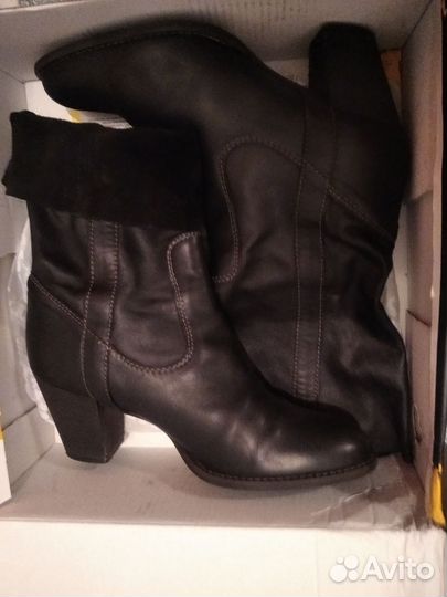 Сапоги казаки 37 нат кожа