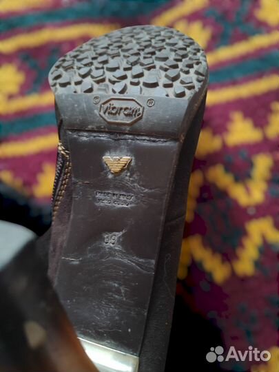 Сапоги Emporio Armani замша 39