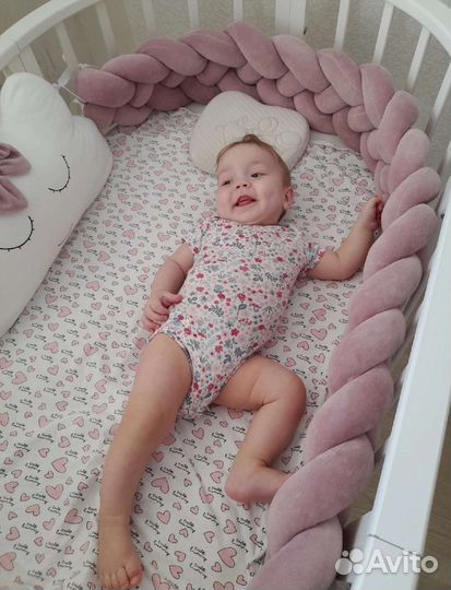 Бортик косичка 2.8+плед