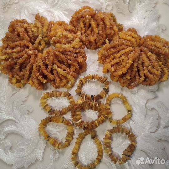 Лечебный Дикий Янтарь -браслет