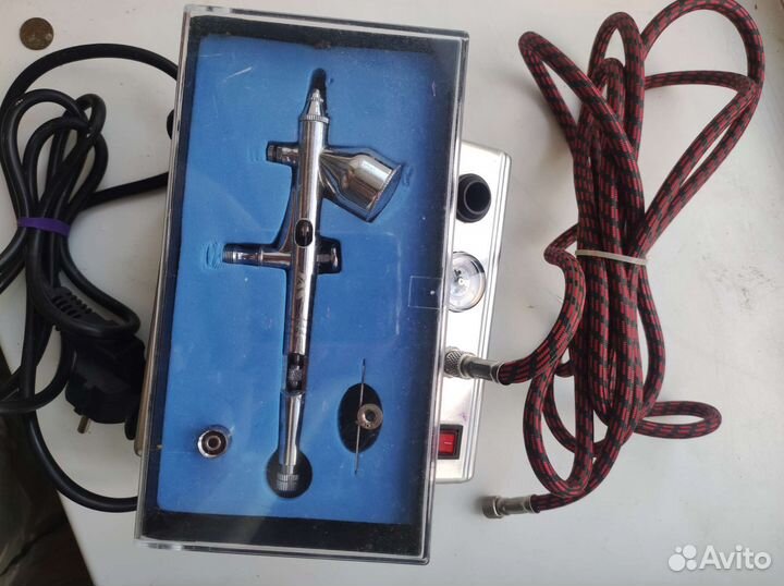 Аэрограф и компрессором