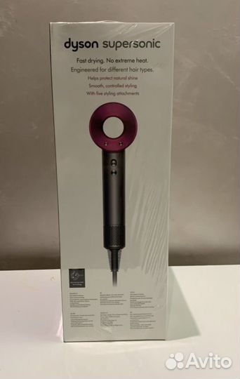 Dyson HD07 1600 Вт Black, Pink новый чек