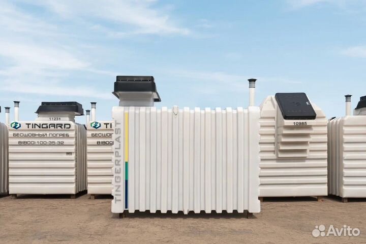 Пластиковый бесшовный погреб 