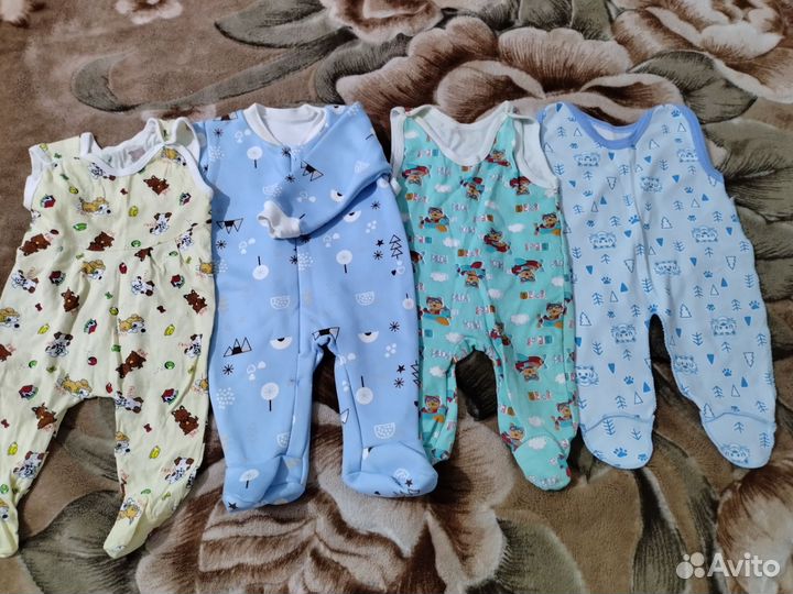 Пакет вещей на мальчика от 56 до 74