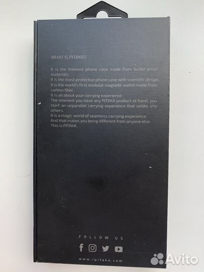 Ударопрочный чехол Pitaka для iPhone XR