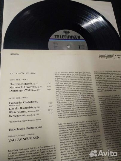 Julius Fucik Florentiner Marsch винил Германия