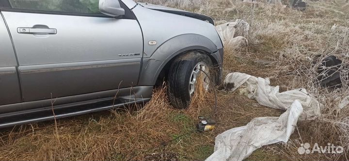 SsangYong Rexton 2.7 AT, 2007, битый, 450 000 км
