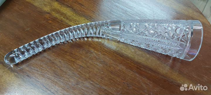 Хрустальный рог, хрустальные вазочки