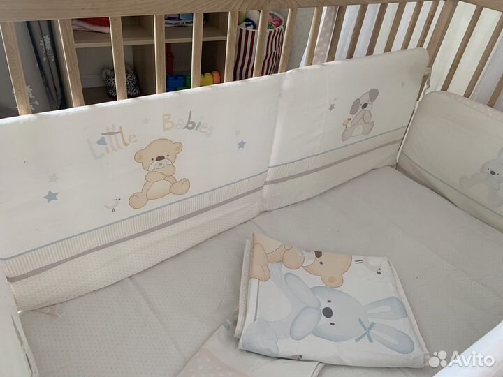 Детская кровать IKEA с матрасом