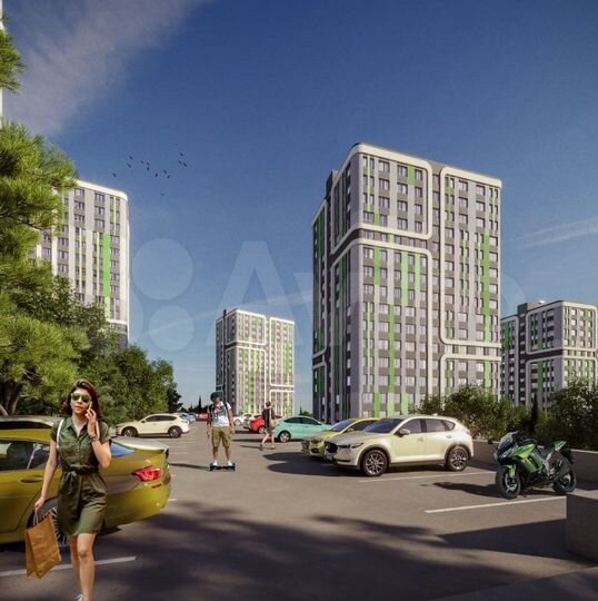 2-к. квартира, 74,7 м², 3/16 эт.