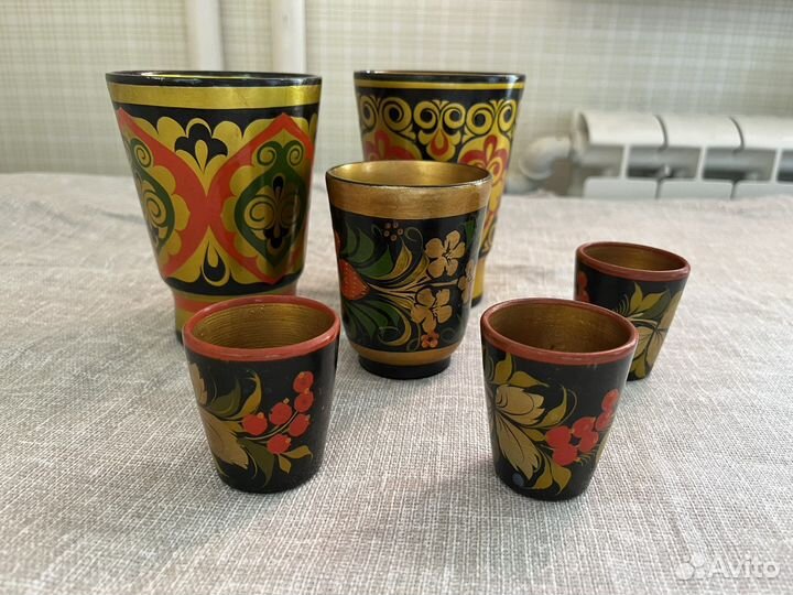 Посуда хохлома