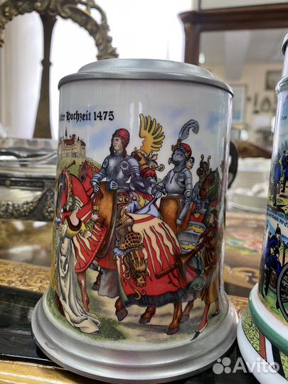 Немецкая пивная кружка винтаж