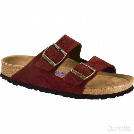 Сандалии Birkenstock Arizona бордовые