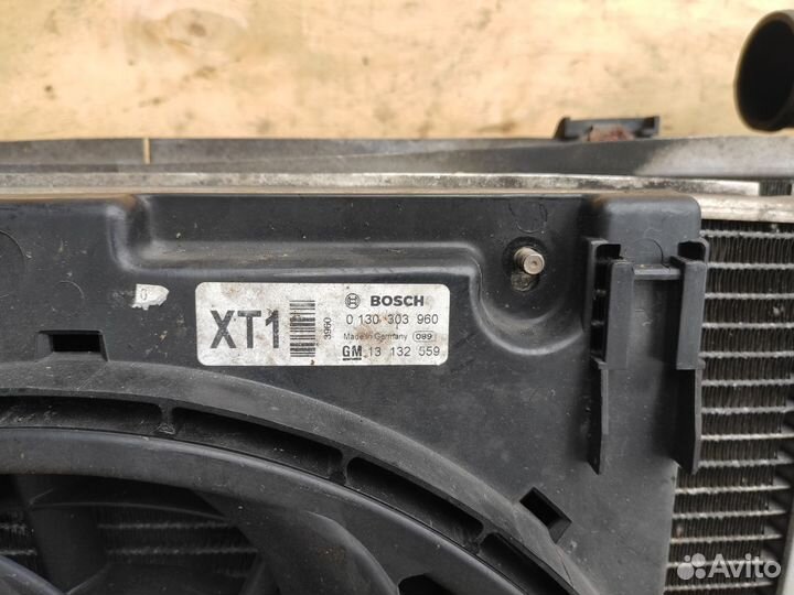 Касета радиаторов Z13DTH Z17DTH на Opel Astra H