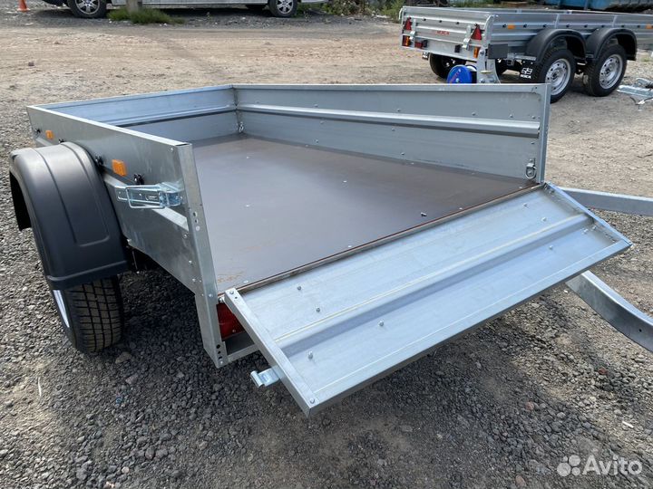 Бюджетный прицеп 2.0х1.1 м (оцинковка, рессоры)