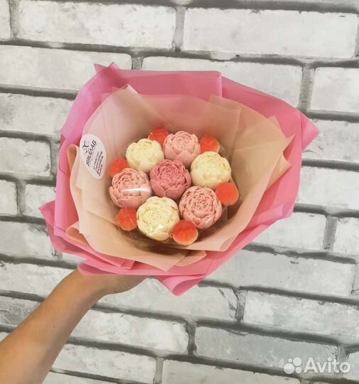 Шоколадные пионы. Подарок девушке, маме, подруге