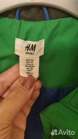 Ветровка H&M 122, брюки zara 8лет, рубашки 122 см