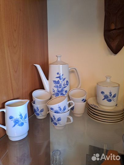 Кофейный сервиз на 6 персон, советский