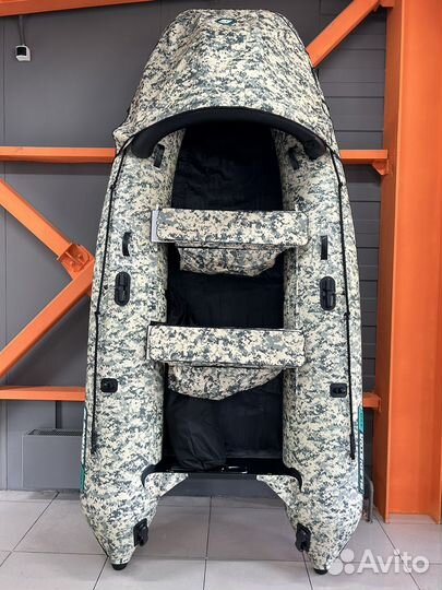 Надувная лодка gladiator E350PRO цифровой камуфляж