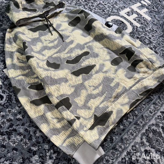 Cp Company Marsh Camo Limited Hoodie
