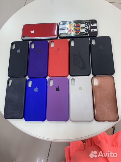Чехлы на iPhone XS (12 шт)
