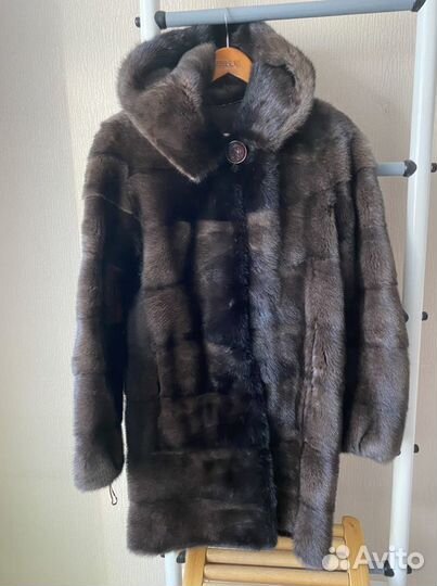 Шуба норковая поперечка 3в1
