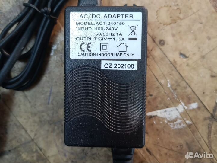 Блок питания 24v 1,5 a