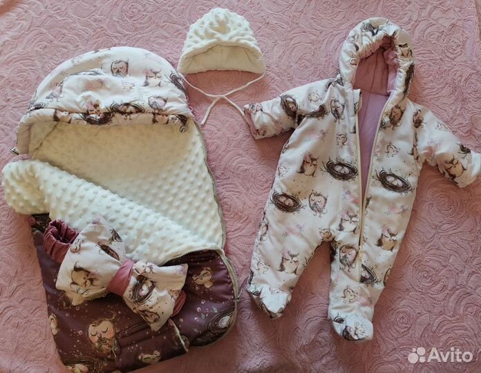 Конверт на выписку для девочки