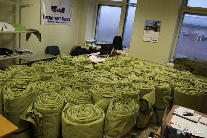 Полог брезентовый огнеупорный с люверсами