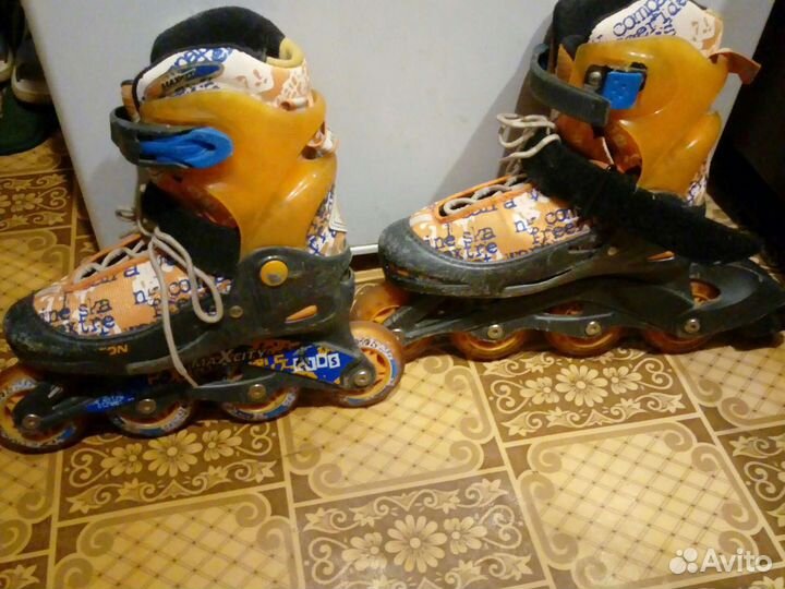 Роликовые коньки р.30-34