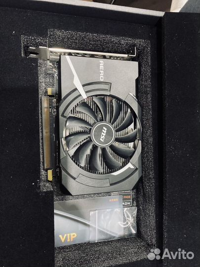 Видеокарта msi radeon rx 550 aero itx 4g oc