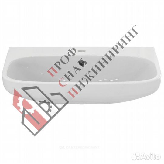 Умывальник подвесной I.life A 65 1 отверстие под с