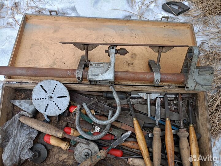 Станок токарный по дереву без эл. привода. Резцы