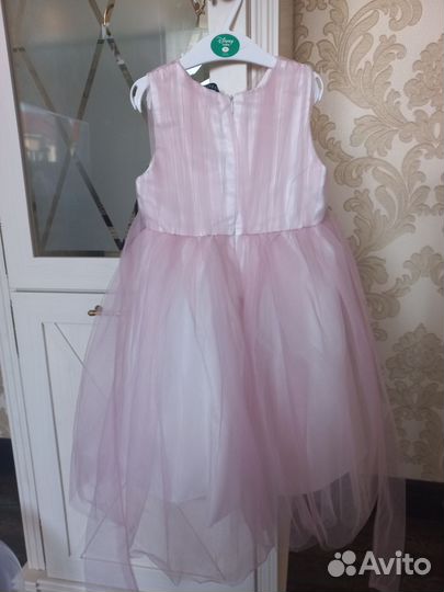 Платье для девочки 110 праздничное розовое