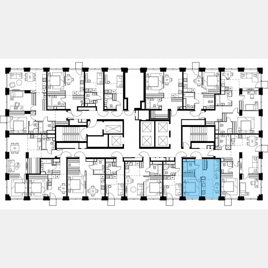 2-к. квартира, 36,5 м², 21/64 эт.