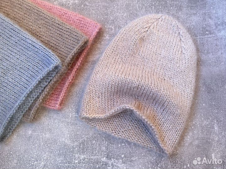 Шапка бини ручная работа