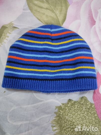 Шапка двойная на 2-3 года
