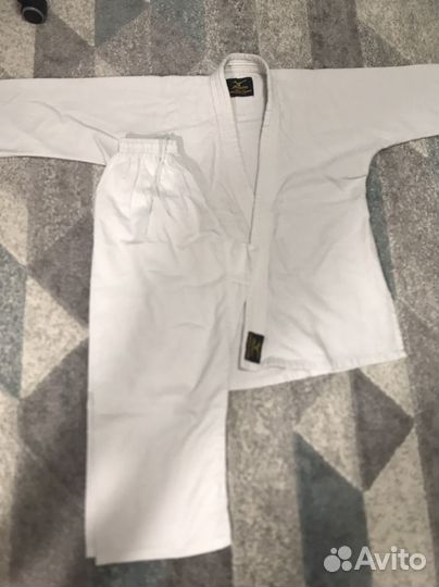 Кимоно для дзюдо mizuno белое