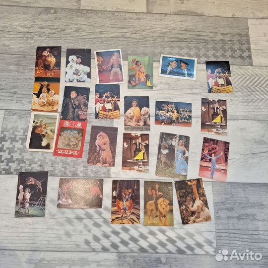 Календарики советские СССР. Цирк