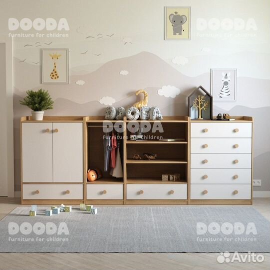 Шкаф, комод, стеллаж, гардеробная / комплект детск