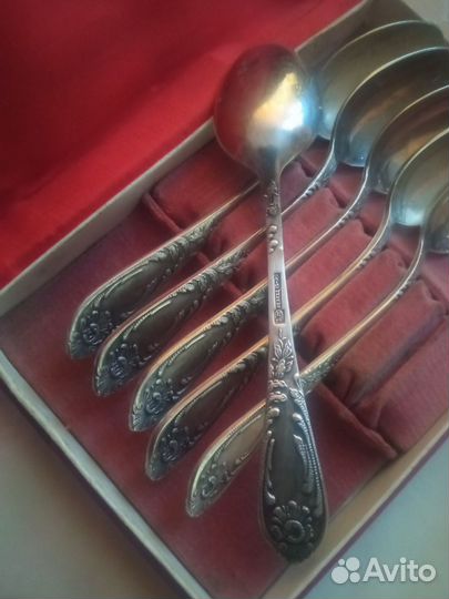 Чайные ложки мельхиор